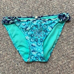 Colorful bathing suit bottoms